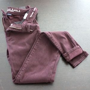 AEO Purple Hi-Rise Jegging